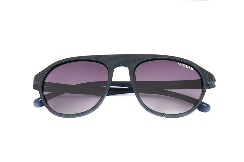 VEGAS Full Rim Aviator Men Grey  Sunglasses V3010 C3 - Image 1